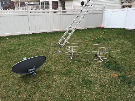 Dish Down and Antennae ready to go